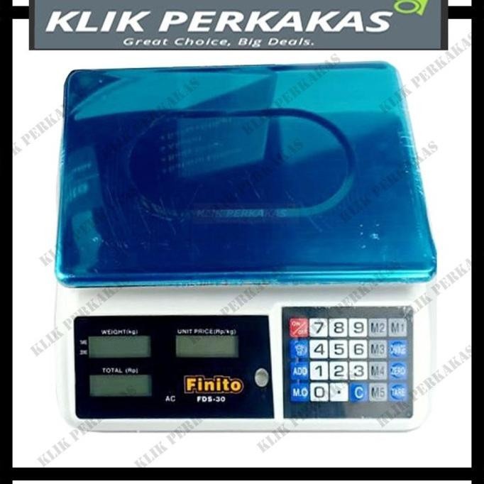 [Promo] Finito Timbangan Digital F-116 / Timbangan 30Kg Daging / Buah / Sayur