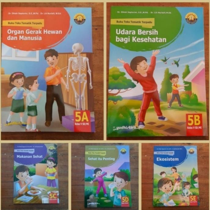 [Bisa Cod] Buku Paket Tematik Sd Kelas 5 Abcde Yudhistira