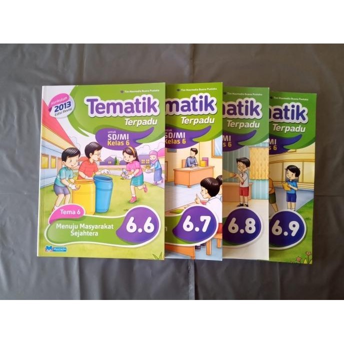 [Ready] Paket Tematik Masmedia Sd/Mi Smester 2 Kelas 6
