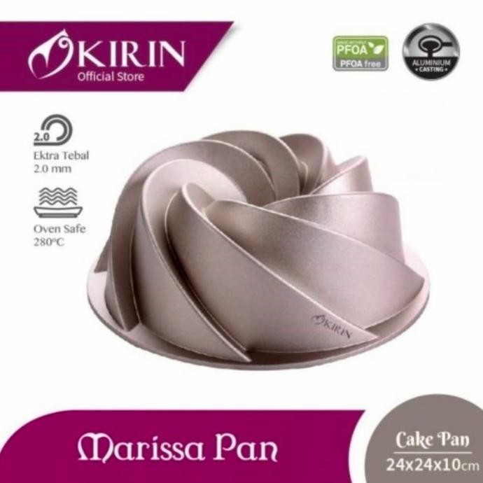 [Baru] Kirin Marissa Cake Pan, Loyang Kue Kirin Marissa Pan, Anti Lengket