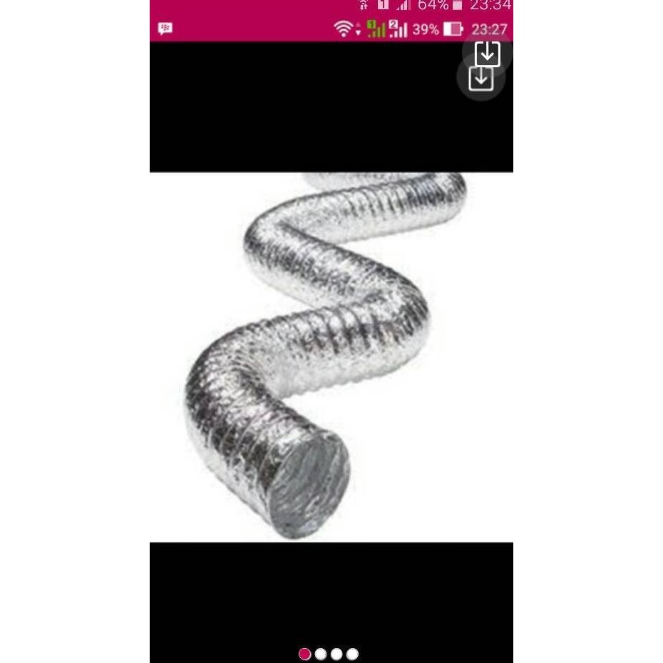 [Ready Stock] Selang Flexibel Slang Fleksible Flexible Cerobong Asap Dapur