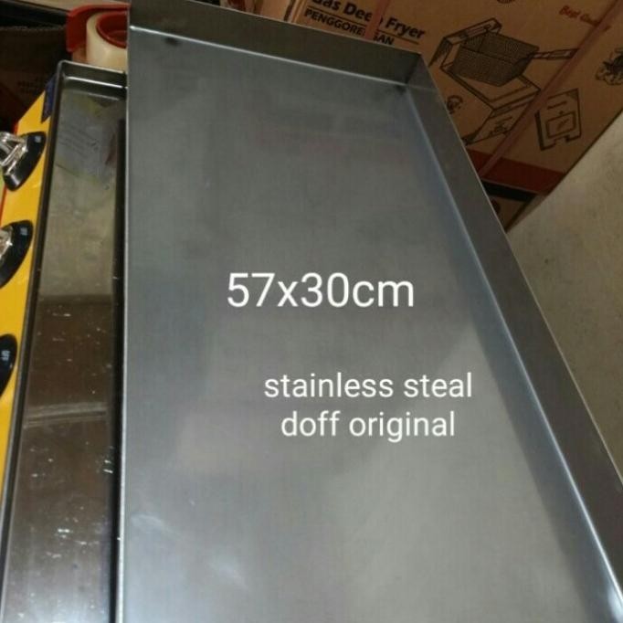 [Baru] Wajan Persegi Panjang Roti Bakar/Burger.Stainlees