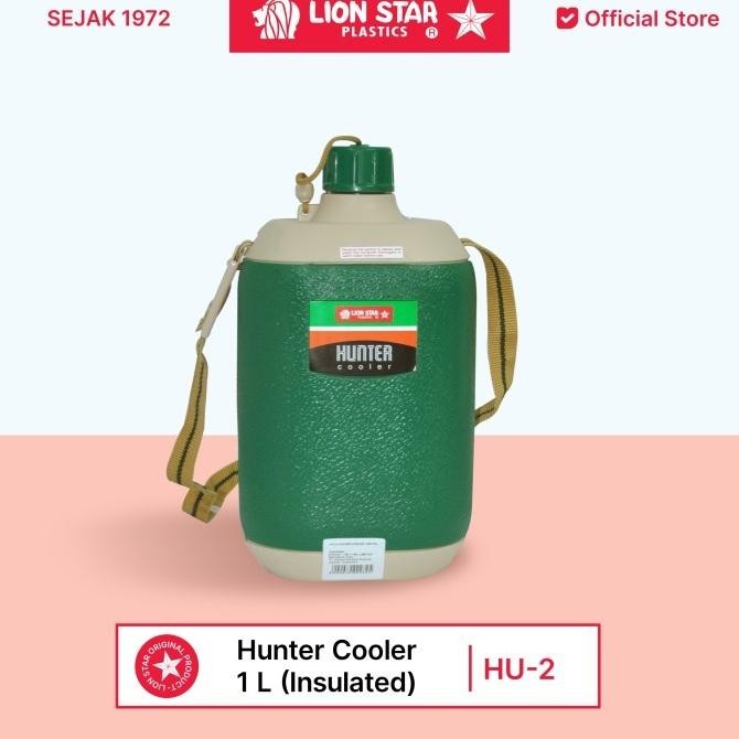 LION STAR Botol Minum Hunter Cooler Insulated Tahan Dingin 1L HU-2