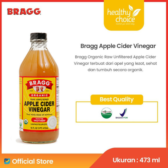 

Bragg Organic Raw Unfiltered Apple Cider Vinegar 473 ml