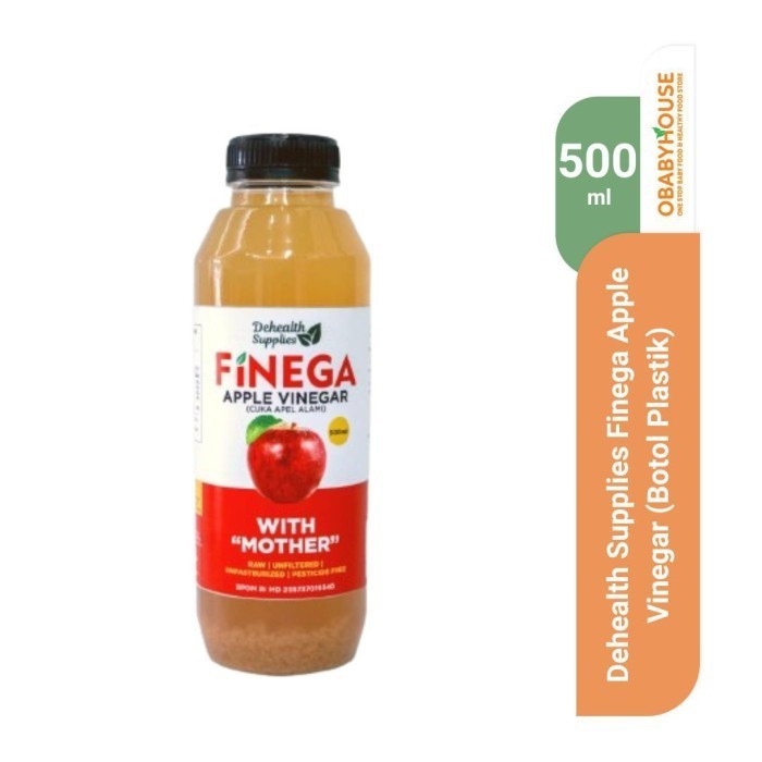 

Dehealth Supplies Finega Apple Vinegar (Botol Plastik ) 500 ml