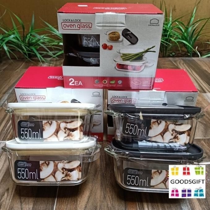 [New] Lock N Lock Oven Glass Box Mewah & Ellegan