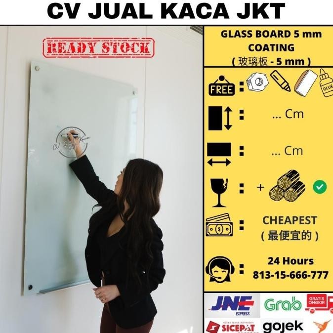 

Jual Glassboard 60X90 Magnetic