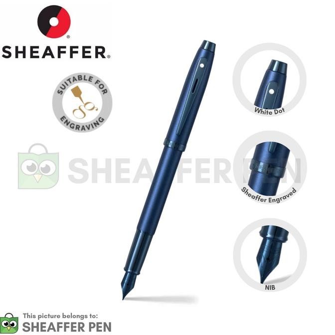 

Jual Sheaffer 100 Satin Blue With Pvd Blue Trim Fountain Pen