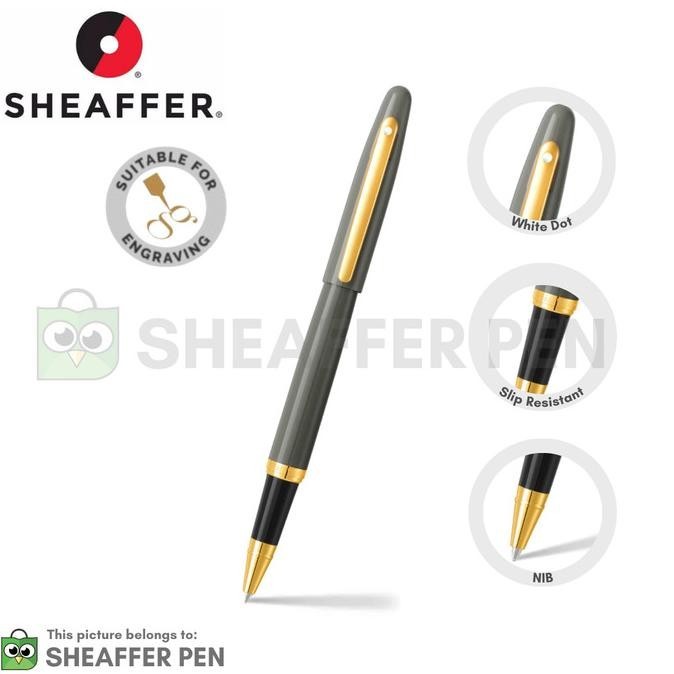 

Jual Sheaffer Vfm Glossy Light Gray With Pvd Gold Tone Trim Rollerball Pen