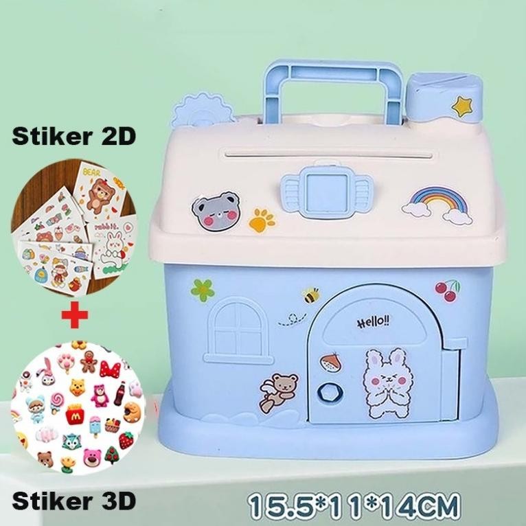 

Stiker GratisCelengan Koin Bentuk Rumah Kartun Lucu Untuk Anak Cod