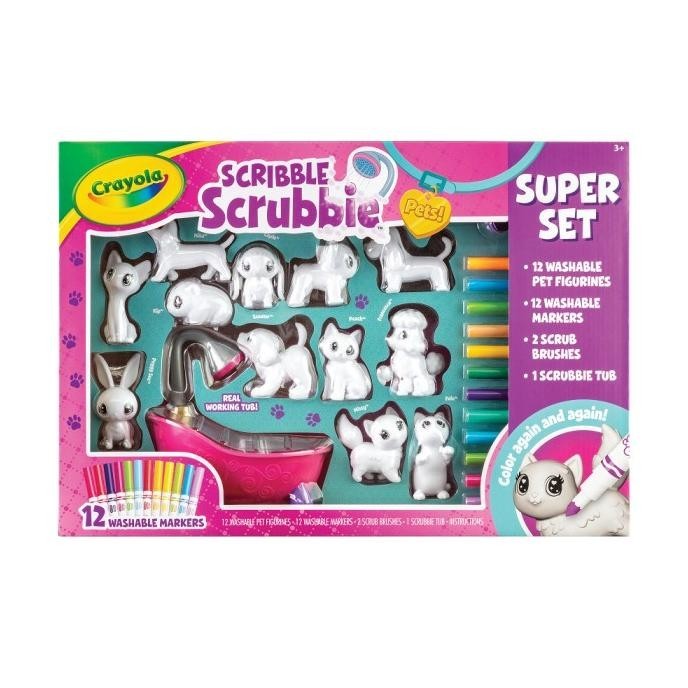 

CRAYOLA Scribble Scrubbie Pets Super Set