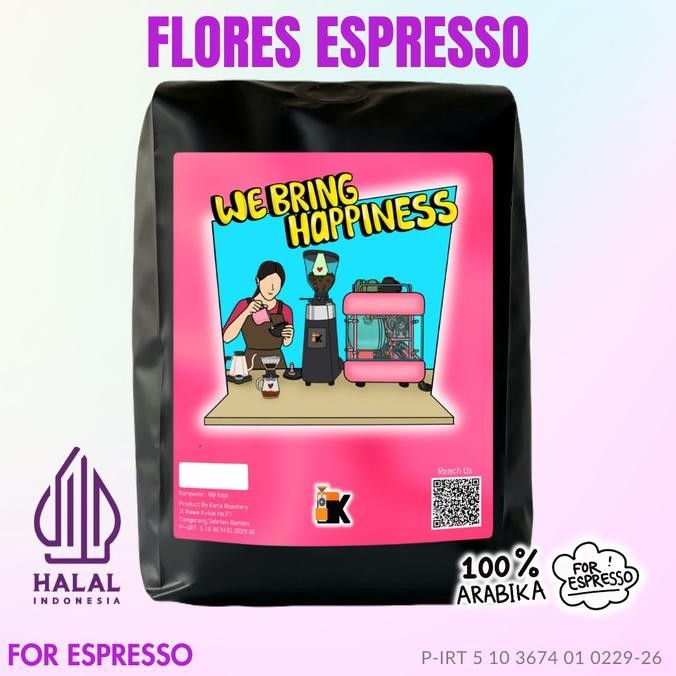 

Biji Kopi Arabika Flores Manggarai Espresso 250Gr