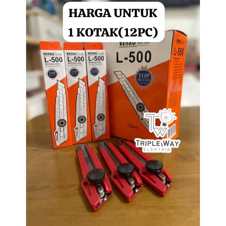 

SPECIAL CUTTER KENKO BESAR L500 (harga 1 kotak 12pc) KT78