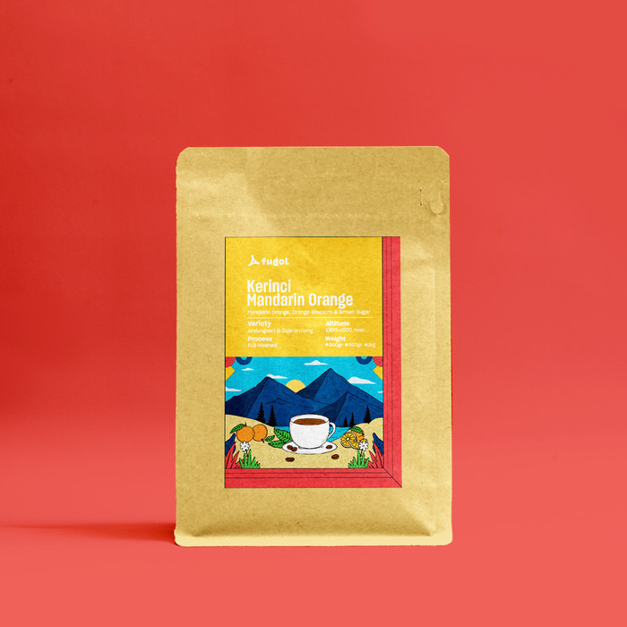 

Kopi Arabika Kerinci Mandarin Orange 200 Gram Full Washed (Biji/Bubuk)