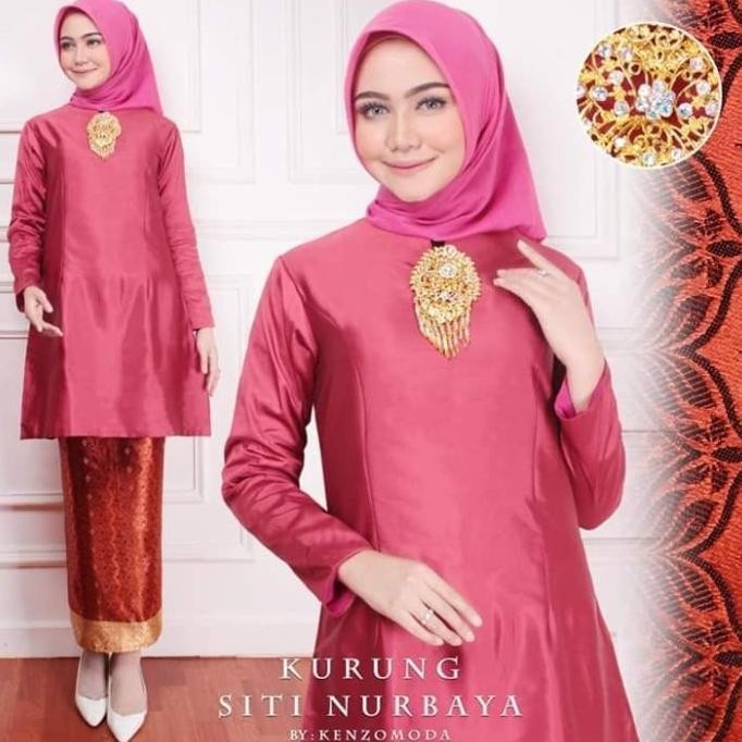 SET BAJU KURUNG TAFETA/ROK SONGKET SARI INDIA