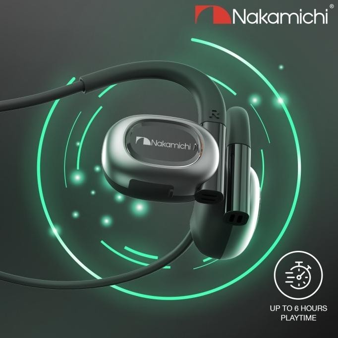 Nakamichi Op-Sp901 Open Ear Air Conduction Earphones Bluetooth Tws Hd