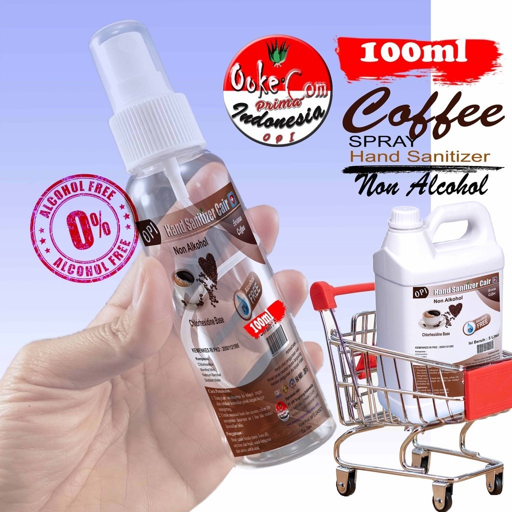 100ml OPI Medical Hand Sanitizer tanpa alkhol (chlorhexidine gluconate 0.21%) P134TOX P57AS322