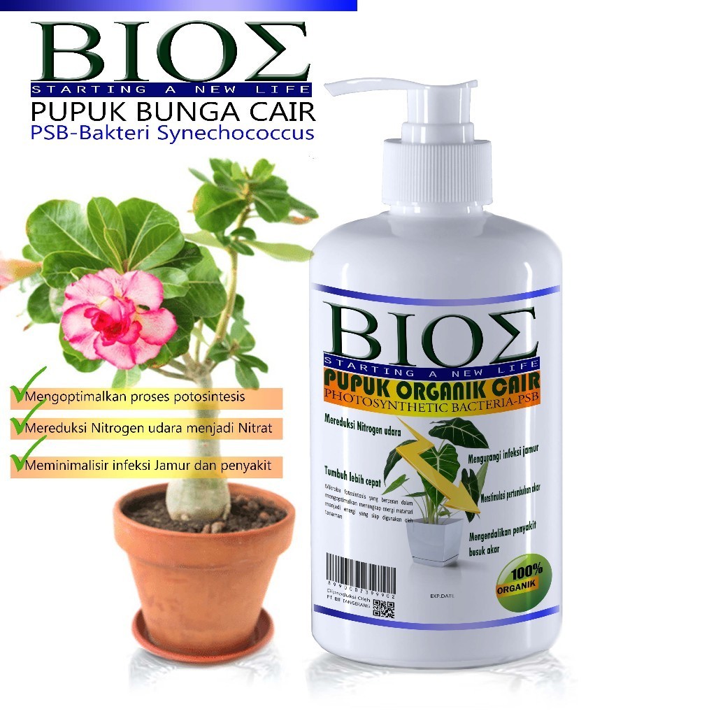 BioE Pupuk hijau daun PSB fotosintesis Bakteria 500ml B41AS287