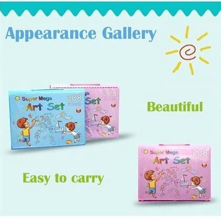 

Gd-8 Pensil Warna Crayon Set Isi 208Pcs & 150Pcs / Crayon Set Macam Warna Cocok Menggambar Mewarnai - Ys Gratis Ongkir