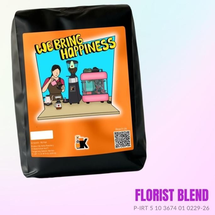 

Florist Espresso Blend 1Kg (Biji/Bubuk) 100% Arabika