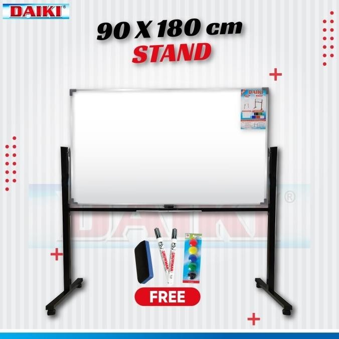 

Jual Papan Tulis Putih Double Face Stand Uk 90X180 Cm