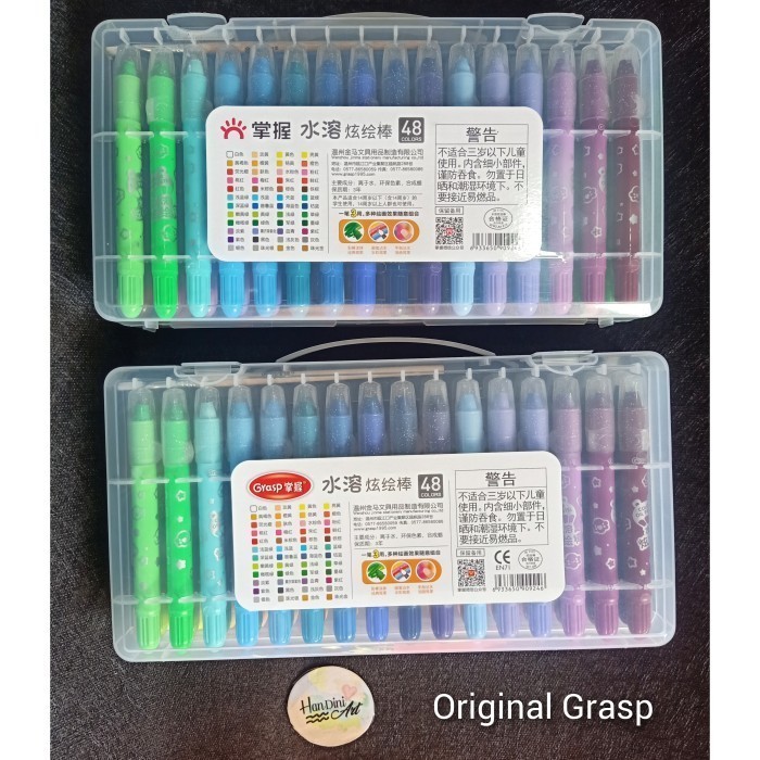 

Grasp Stik Ulir Sedang 48 Warna Oilpastel Silky Krayon Lembut Juara