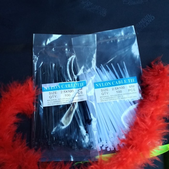 

------] KABEL tie TIES tish 2.5x150 mm 15cm ; 100 pc