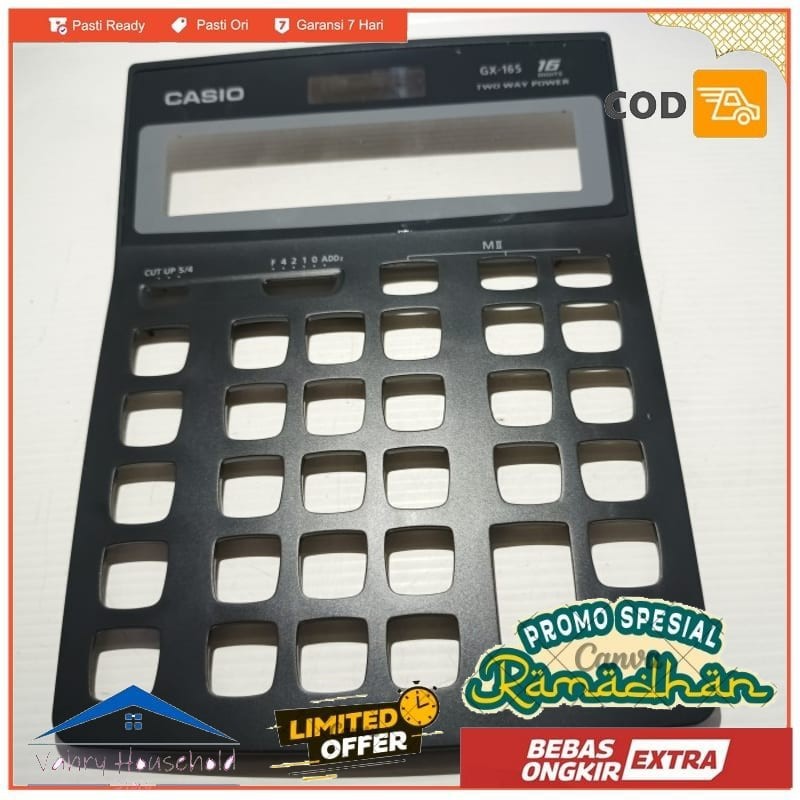 

CASING DEPAN CALCULATOR KALKULATOR CASIO GX-16S GX 16 S 16 DIGIT ORI