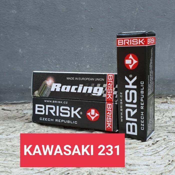 Busi Brisk Motor Ninja 250 Karbu Ninja 250 Fi Z250 Zx25R Er6 Z800