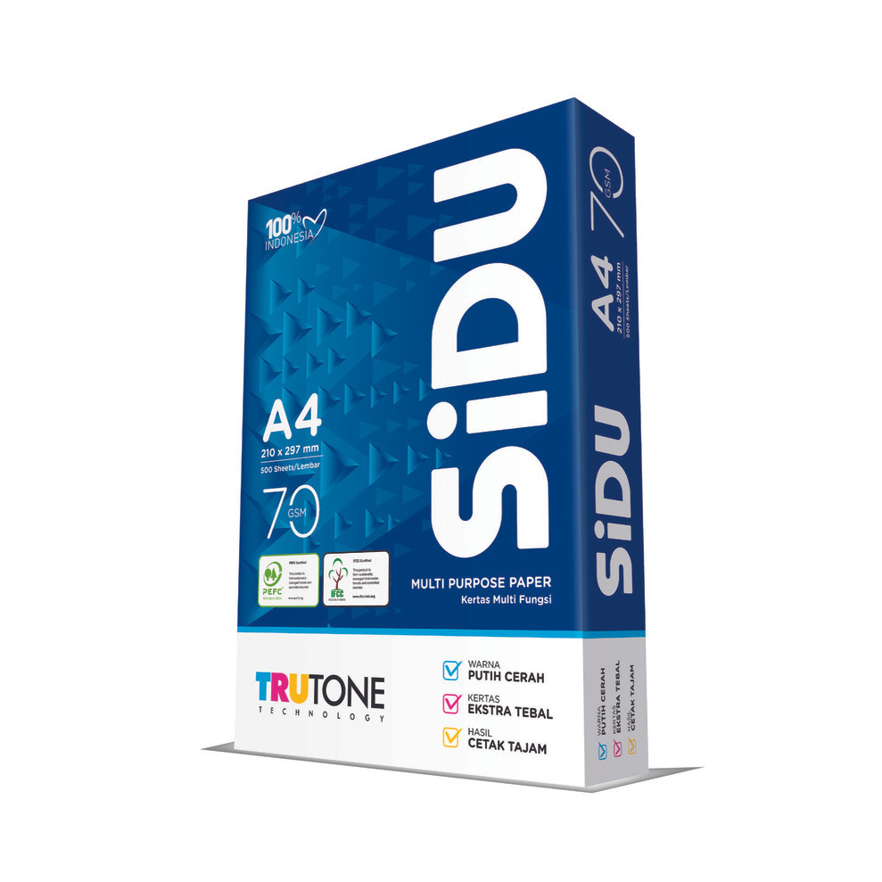 

Kertas Fotocopy / Print Hvs Q4 / A4 / F4 / A3 Sinar Dunia 70 Gsm