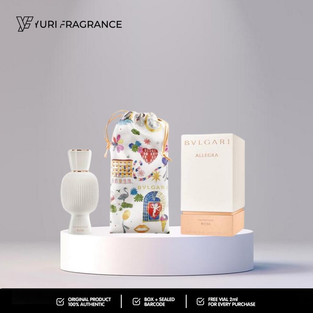 Bvlgari Allegra Magnifying Rose EDP 40ml Original Box Segel Lengkap