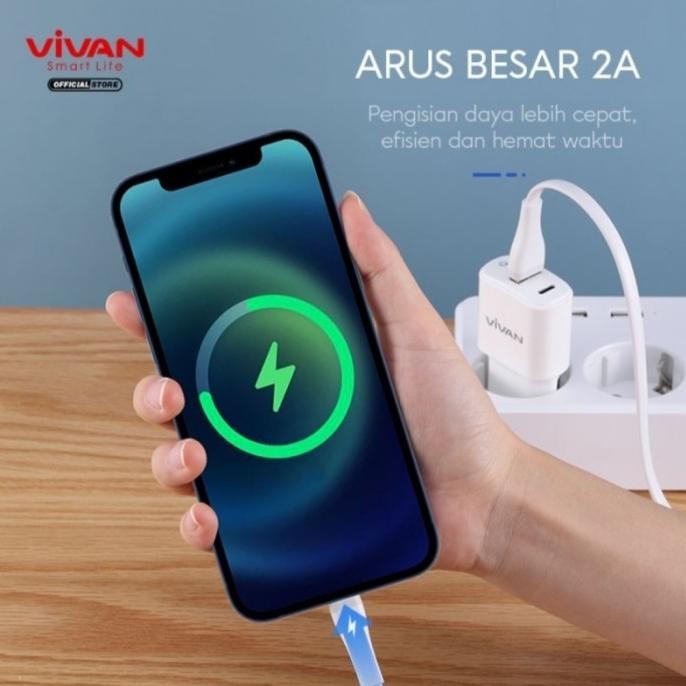 Vivan SL30s SL100s SL200S Kabel cable data Iphone ipad charger Quick