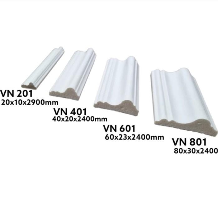 List dinding wall moulding pvc murah Premium