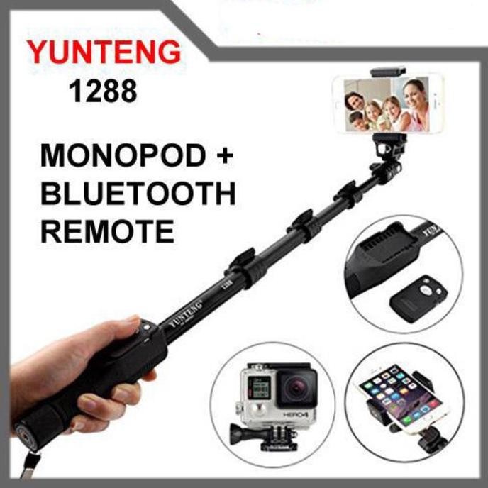 tongsis bluetooth yunteng yt-1288 panjang kamera smartphone dslr