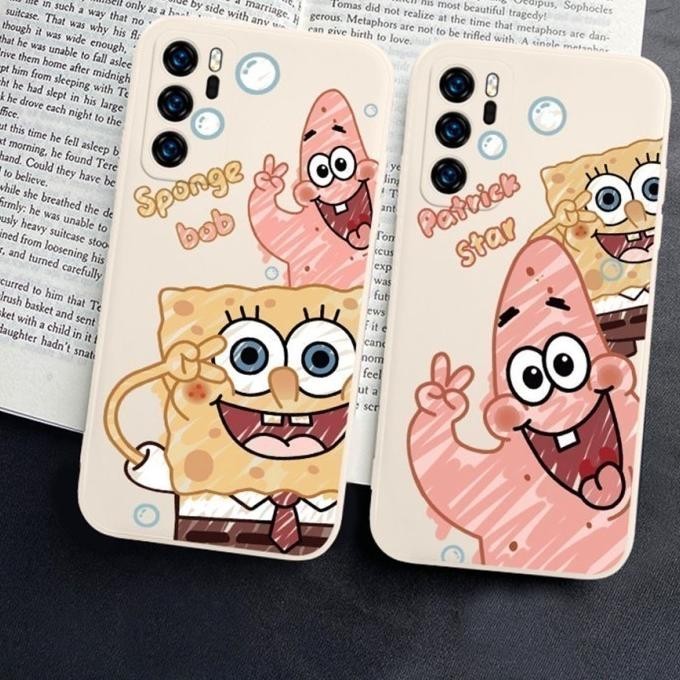 CASE XIAOMI POCO M4 PRO 4G CASING MOTIF SPONGEBOB PATRICK
