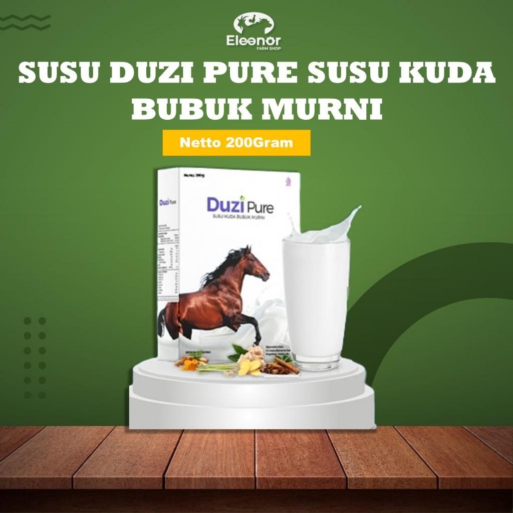 

Susu Duzi Pure Susu Kuda Bubuk Murni 1Box 200Gr Farm