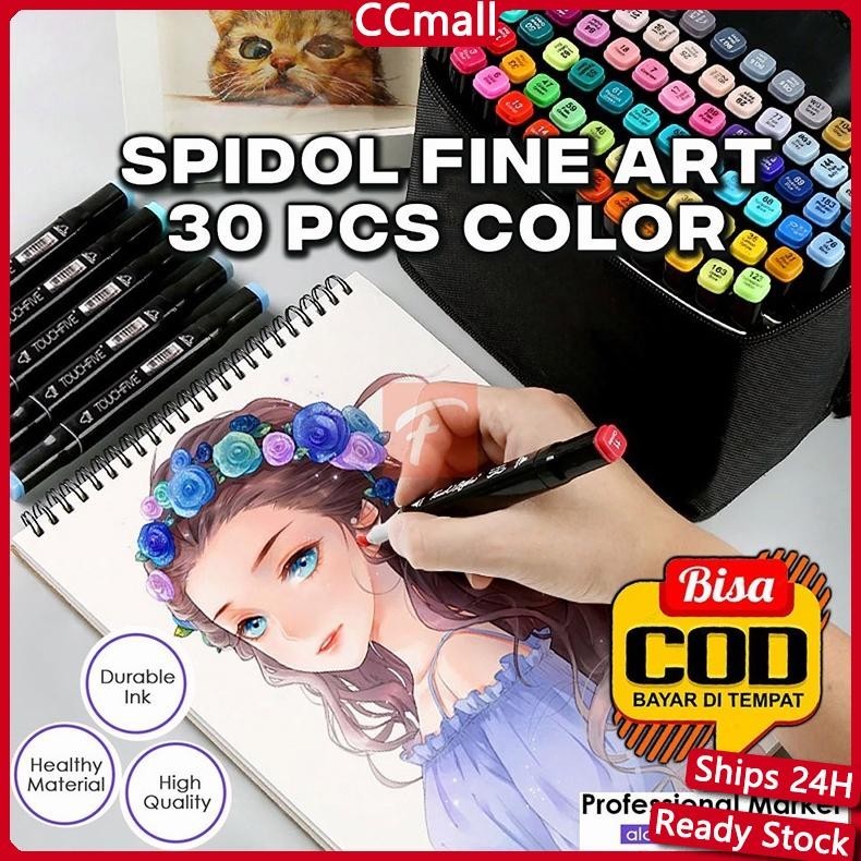 

BISA COD 120Warna Aimilo Spidol Warna Warni 1 Set Sketch Marker 2 Tip Touch MarkerWarna Stabilo Touch he-146