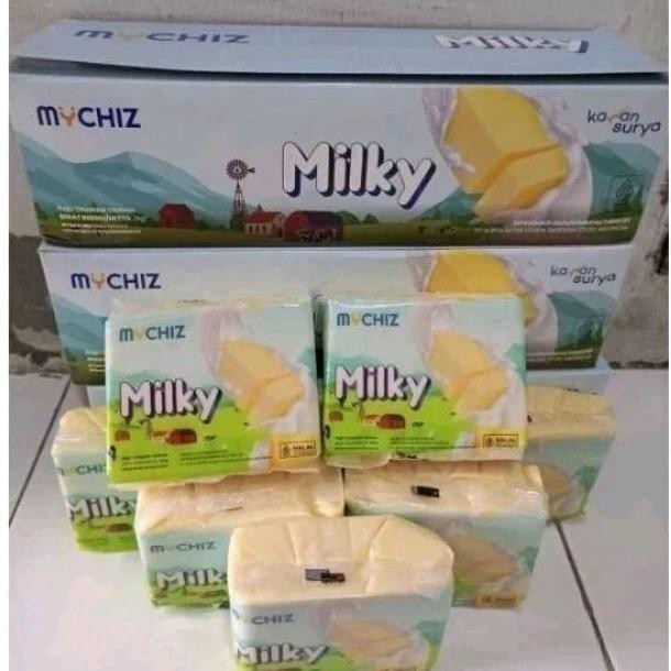 

Keju Mychiz Milky 250 gram per Dus isi 8 box 32 pcs