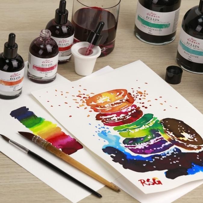 

Sale Herbin Eclats Watercolor Ink 50 Ml Drawing Tinta Cat Air Kaligrafi 1/3 Termurah Terlaris