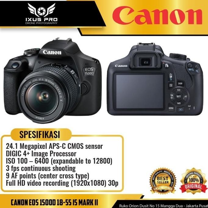 Canon EOS 1500D 18-55 IS Mark II Kamera Canon DSLR