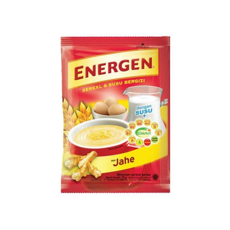 

H75 Energen Rasa Coklat Dan Jahe Saset G9A