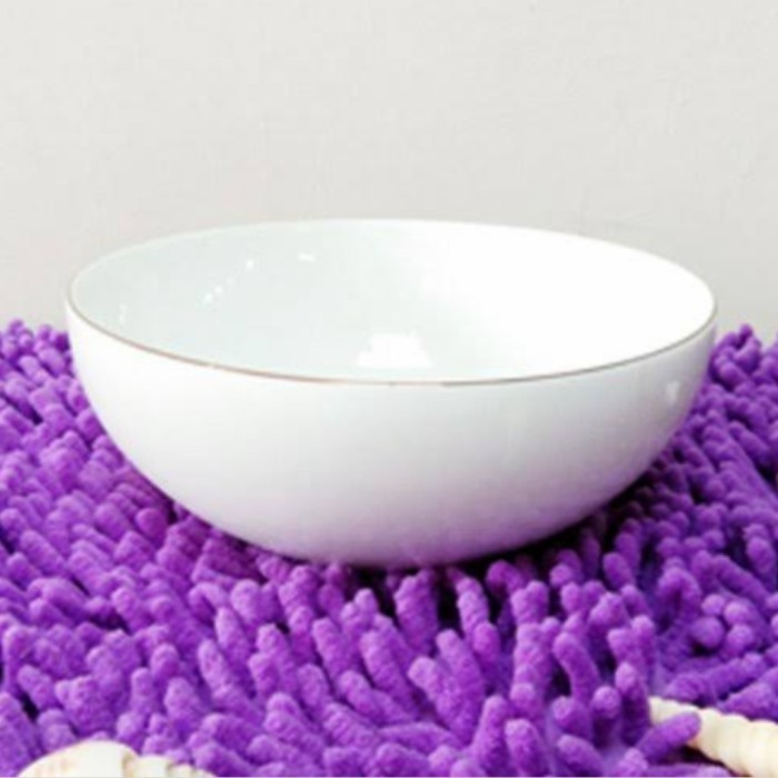 Mangkok Putih Keramik Besar Ukuran 23,5 Cm/ Mangkok Indokeramik Putih