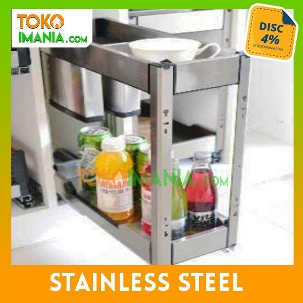 Rak Botol Tarik Slim Knockers Sw-200D