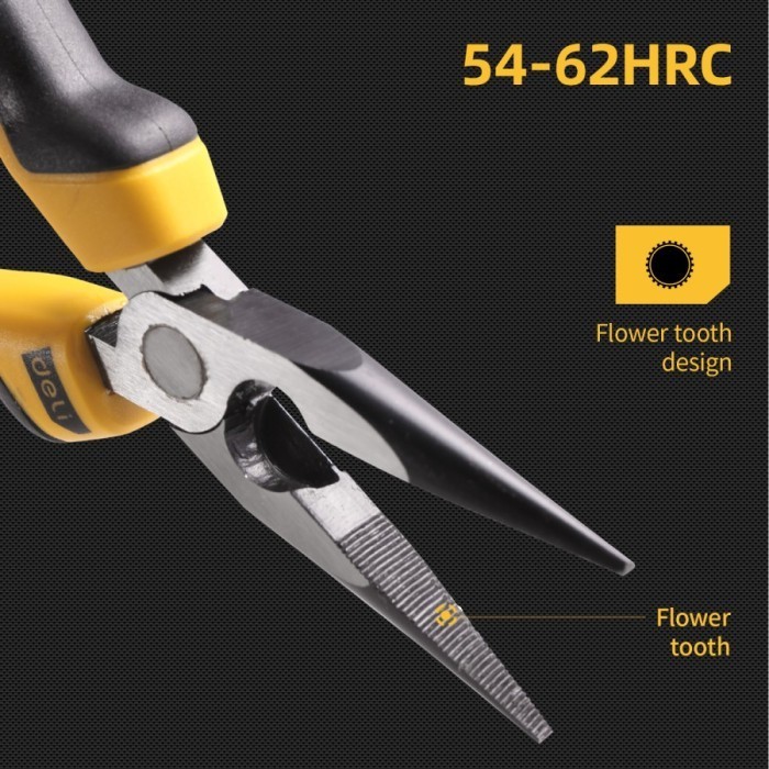 Deli Tang Set - Tang Kombinasi Tang Lancip Tang Potong 1 Set 6 Inch