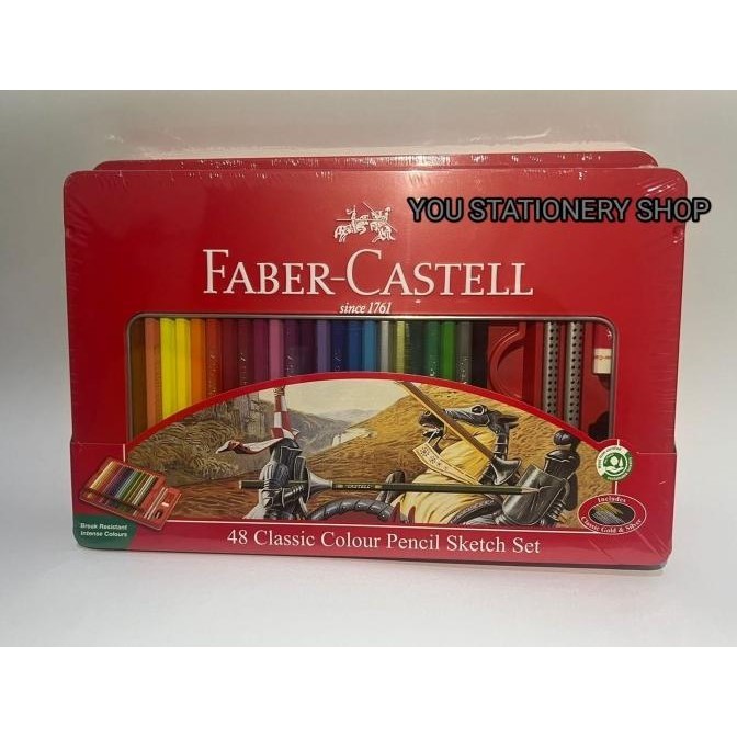 

Pensil Warna Faber Castell 48 Classic Kemasan Kaleng (Tin Case)