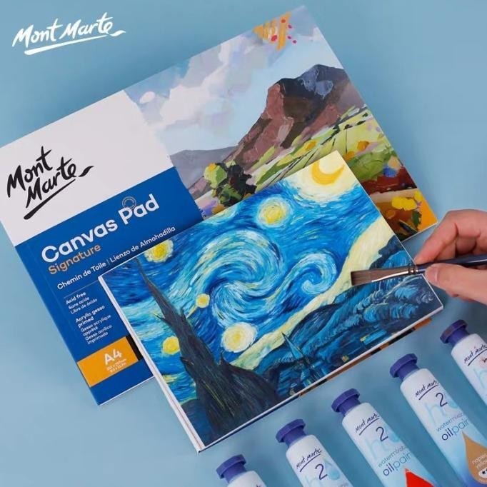 

Mont Marte Canvas Pad | Buku Cat Akrilik