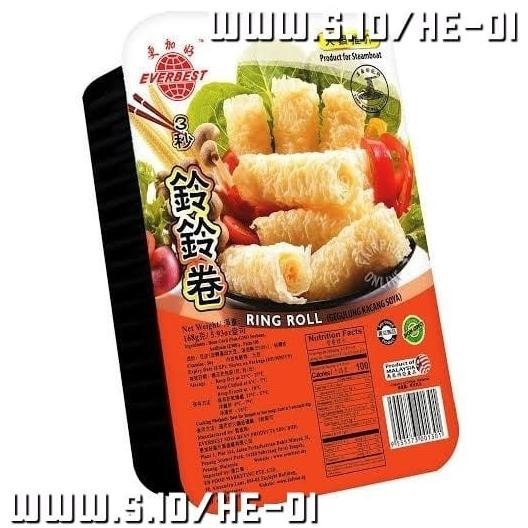 

Everbest Ring Roll / kulit kembang tahu (Fried Tofu Skin)