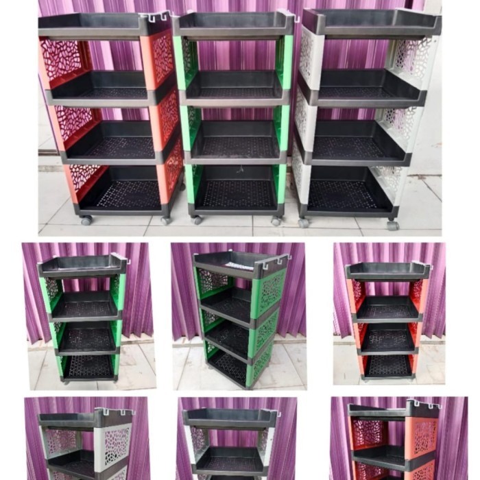 ] Rak Yoyo Multifungsi Roda Susun 4/ Fawsline Rak Serbaguna Susun Roda 4