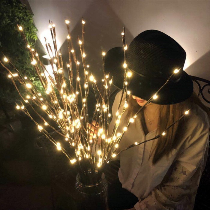 PROMO LAMPU HIAS LED RANTING DENGAN USB BAHAN KAWAT / LAMPU POHON RANTING #ORIGINAL