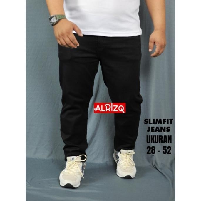 Celana Jeans Pria Slim Fit Jeans Jumbo Stretch / Melar